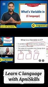 What is a variable in C?#CLanguage #CProgramming #VariablesInC#ProgrammingBasics #ComputerScience