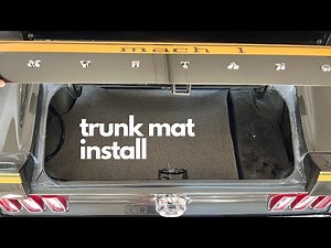 Trunk Mat Installation | 1969 Mustang