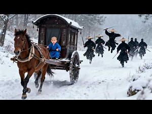 The killer in black was chasing the carriage, and the coachman turned out to be a Kung Fu master!