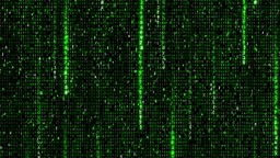 4k Matrix Codes. Looped Background