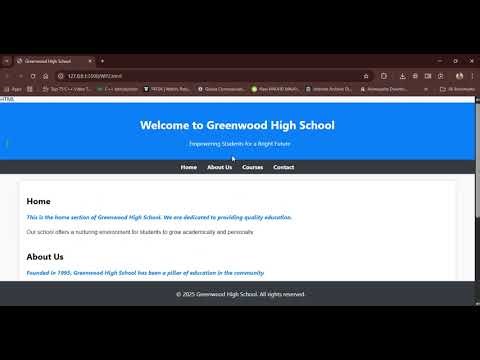 Creating A website Using Combinators in CSS