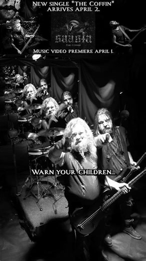 Warn your children about the dangers of music. #thecoffin #musicvideo #metal #extrememetal #saasta