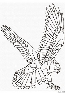 Falcon Bird Redwork , Pattern for Machine Embroidery Design, 3 Sizes, Pes, Hus, Dst, Exp, Jef, Vip Etc Machine Formats. INSTANT DOWNLOAD - Etsy Canada