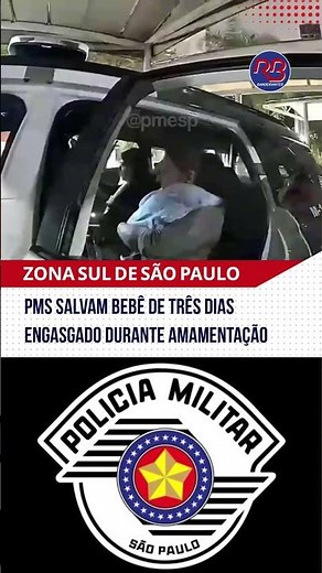 Police officers save three-day-old baby choking while breastfeeding