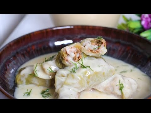 They melt in your mouth! Greek cabbage rolls recipe - Lahanodolmades