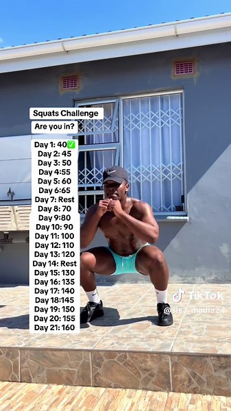 Squats Challenge for Beginners: Day 1 of 21