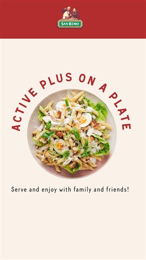 Discover our nutrient-enriched pasta, packed with 3x more fibre than regular pasta! Visit our website to explore delicious recipes using our Active Plus Range and learn how to easily boost nutrients in your family's meals. | San Remo | Facebook