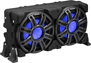Amazon.com: Kicker 51MWLE104 - MWE 10-Inch Loaded Premium Marine Sub Encl w/Passive Radiator 4ohm : Electronics