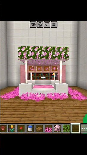 Minecraft Cherry Blossom Bedroom 🌸