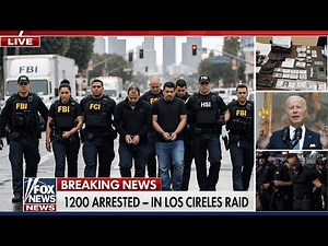1200 ARRESTED – FBI & ICE RAID Los Angeles Night Operation | Violent Gang BUSTED!