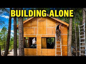 Building My Off Grid Homestead | Building Alone, Shop Progress & Solar Begins