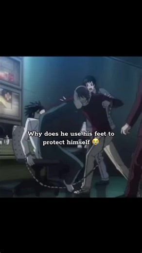 Exploring L Lawliet from Death Note: Feet Footage
