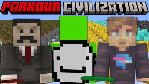 if YouTubers joined Parkour Civilization | SeaWattgaming