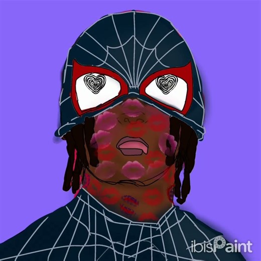 speeddraw spiderman pfp pt.1 #spiderman #milesmorales #myboyfriend #matchingpfps #ibispaintx #artist