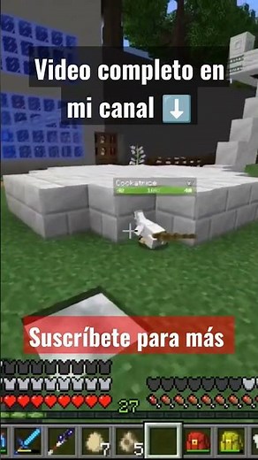 Mi Cockatrice y como domesticar a esta criatura del mod Ice and Fire en Minecraft!