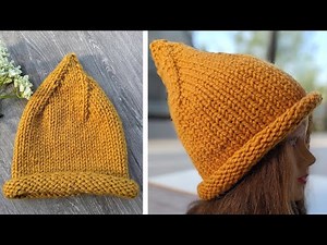 Pointy Witch Knit Hat Tutorial (Toddler + Adult Size)