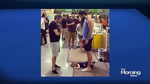 Dealing with a temper tantrum