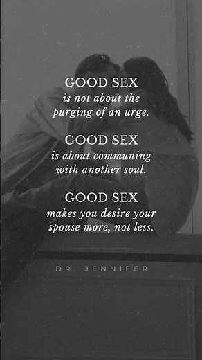 What Good Sex Is. #marriage #intimacy #couples #podcast