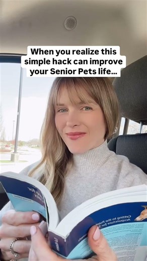 Slippery stairs can be a big danger for senior dogs and cats! As pets age, their joints weaken,