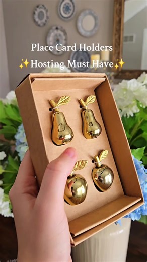 Add To Cart Above! The little details ✨️ Sponsored. @QVC, Inc #cottagecore #hosting #placecardholder #qvc #gold