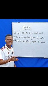 How to calculate the final velocity when an object is accelerating #physics #science #education #AcademicExcellence | Tutor Abraham