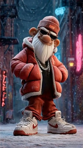 Cold Streets. Warm Drip 🥶🔥 | Santa dance