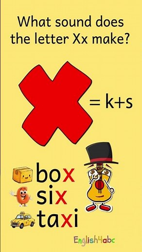 Learn the Letter X — Help Me Say the /ks/ Sound! | Box, Six, Taxi