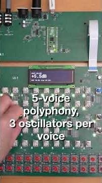 $5 MCU VA Synth: TPT (ZDF) Ladder Filter on Raspberry Pi Pico 2 #synth #synthesizer #electronicmusic