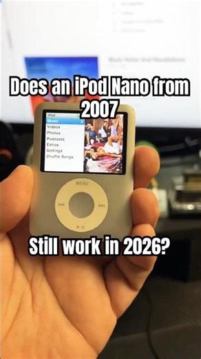 Does an iPod Nano from 2007 still work in 2026? #ipod #appleipod #apple #ipodnano #retro