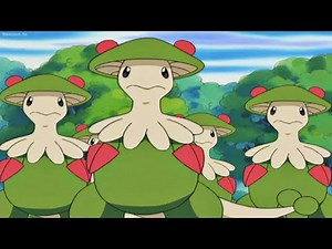 A group of Shroomish evolve into Breloom
