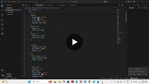 #codesoft #webdevelopment #internship #portfolio #learning | Amruta Kudale