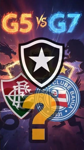 Real chances of G-5 and G-7 in the Brasileirão.