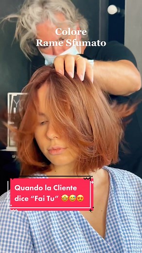 Taglio Bob Scalato e Colore Rame Sfumato: Cambio Look Pazzesco!