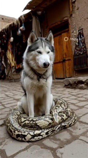Dog And Python #funny #ytshorts #shorts