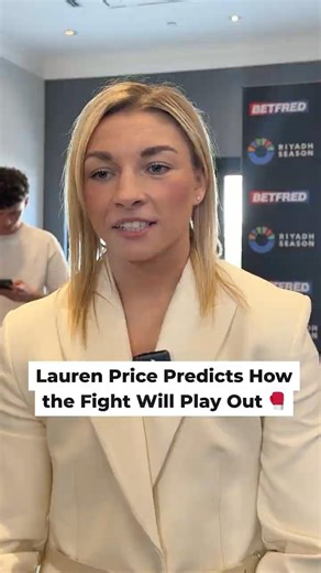 Lauren Price predicts how fight night with Stephanie Pineiro will play out🥊 #boxing