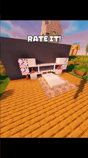 Easy Aesthetic White Bedroom Tutorial In Minecraft! 🤍 #minecraft