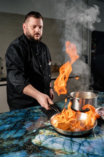 Invisacook — Cook Without Seeing the Technology What if your kitchen had no cooktop at all? Invisacook removes the traditional stovetop and replaces it with something radically simpler: your countertop itself. No burners. No frames. No visual interruptions. Just a clean ceramic surface that becomes a powerful induction cooking zone when you need it — and a seamless workspace when you don’t. Hidden beneath the surface, Invisacook’s invisible induction technology delivers fast, precise, and energy