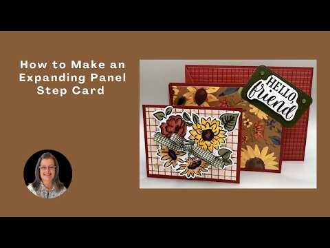 How to Make an Expanding Panel Step Card | Easy Fun Fold Card Tutorial