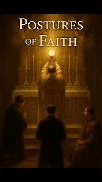 The Hidden Meaning Behind Kneeling, Sitting, and Standing at Mass | #Shorts #ViralShorts