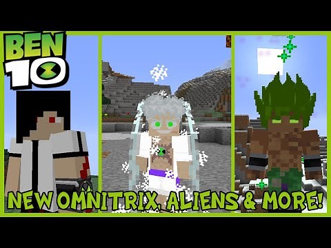 NEW OMNITRIX, JOY BOY IS HERE, NEW ALIENS & MORE! Minecraft Ben 10 Mod Review