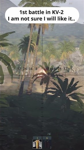 1st battle in KV-2... - War Thunder #shorts #warthunder #gameplay #gaming