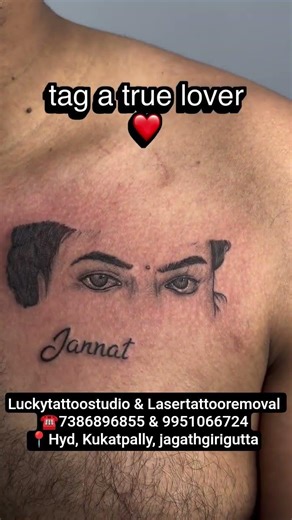 Luckytattoostudio & Lasertattooremoval ☎️7386896855 & 9951066724📍Hyd, Kukatpally, jagathgirigutta