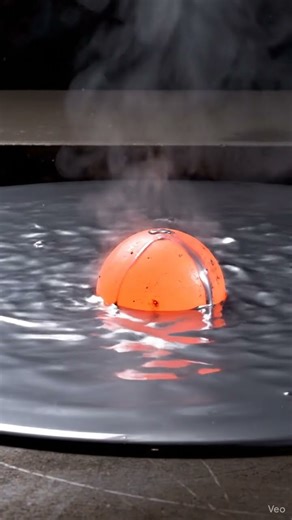 🔥🧲 RED HOT IRON BALL vs LIQUID METAL ASMR #asmr #experiment #relaxing #satisfying #youtubeshorts