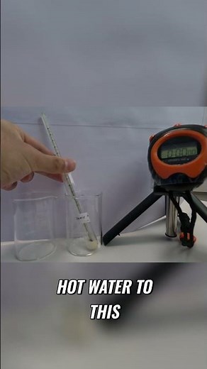 From Solid to Liquid: Melting Stearic Acid Experiment #chemistry #heatingcurve