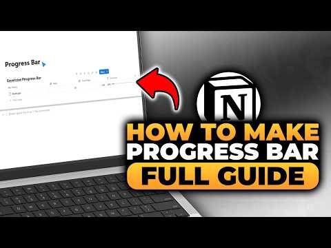 How To Make Progress Bar in Notion (FAST & EASY) | 100% WORKS | NO Yapping! | Progress Bar Notion