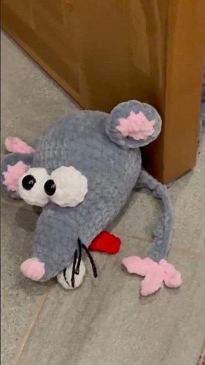 CROCHET RAT Door STOPPER