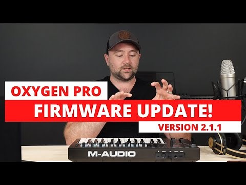 M-Audio Oxygen Pro - Firmware Update v2.1.1 DETAILS and INSTALL Instructions!
