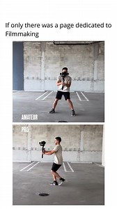 SAVE THIS 🎬 You’re doing it wrong! Walking side to side will cause more bumps and jitters in your video. Here’s an easier way to hold your gimbal for smooth side shots. Position Yourself: Stand with your feet shoulder-width apart • Hold the gimbal firmly • Knees slightly bent Point the Camera Sideways: • Set the camera pointed sideways • Turn off all axis on your gimbal • Keep your arms slightly tensed Walk Forward: • Start moving forward slowly • Keep your steps smooth • Maintain a steady pace