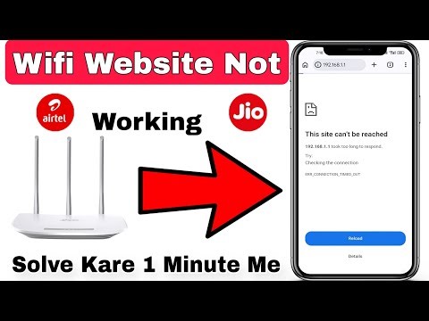 Fix Problem /192.168.1.1 page isn"t working | This site can't provide a secure connection #wi_fi