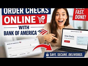 How to order checks online with Bank of America
